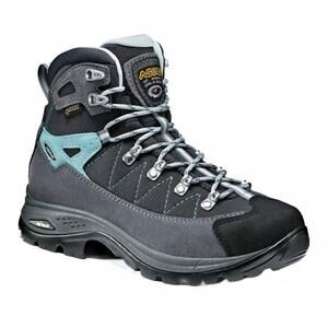 NEW ASOLO men's finder gv hiking boots in grey/gunmetal